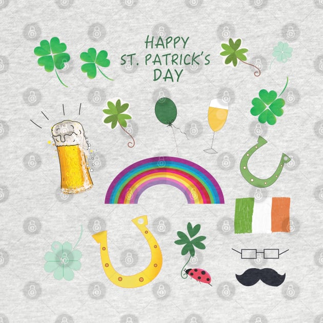 St. Patrick’s Day symbols by GULSENGUNEL